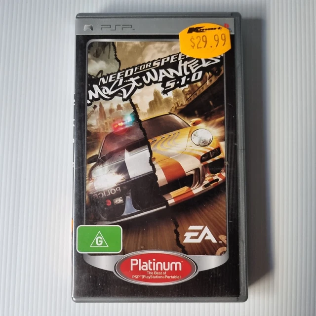 NEED FOR SPEED: Most Wanted 5-1-0 PSP *Complete* (Region Free, PSP UMD ...