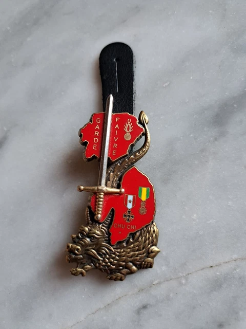 INSIGNE GENDARMERIE 4° REGIMENT DE GARDE MONTAGNARDE VBSC LD4
