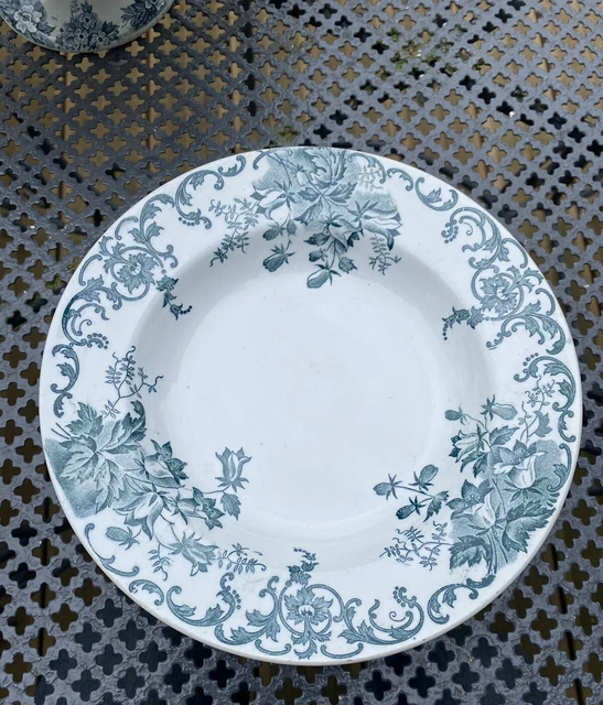 ASSIETTE ANCIENNE CREUSE Saint Amand et hamage modèle Campanule EUR 8