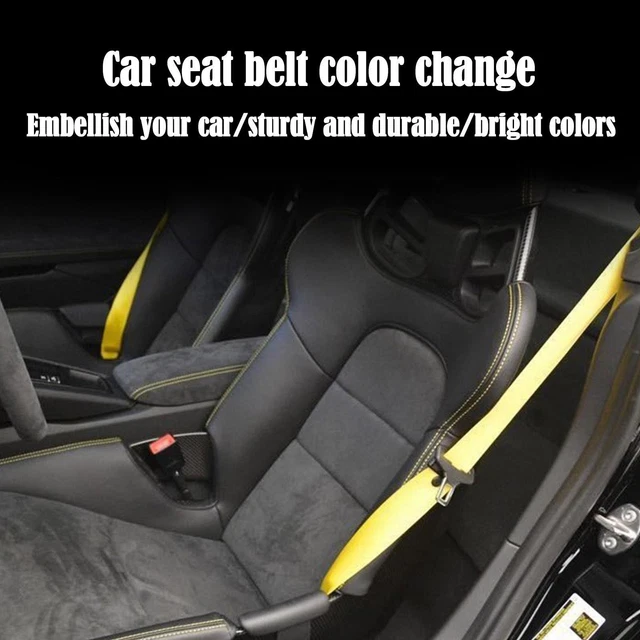 Cinturón de seguridad para automóvil 142"/3.6M tela poliéster seguridad retráctil rojo 8E5T duro Z8E8