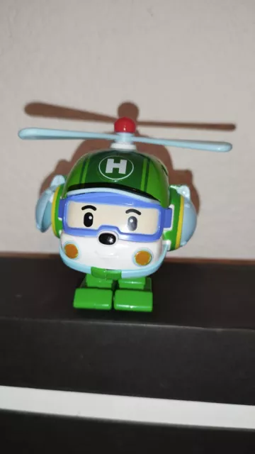 Figurine Helly Robocar Poli Hélicoptère Silverit jouet toy Heli figure rare