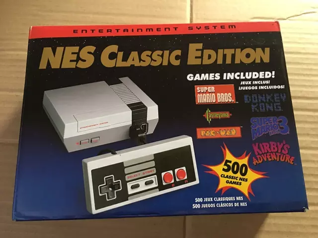 Classic Mini Retro Gaming Console, AV Input, *NOT OFFICIAL* NES Classic Edition