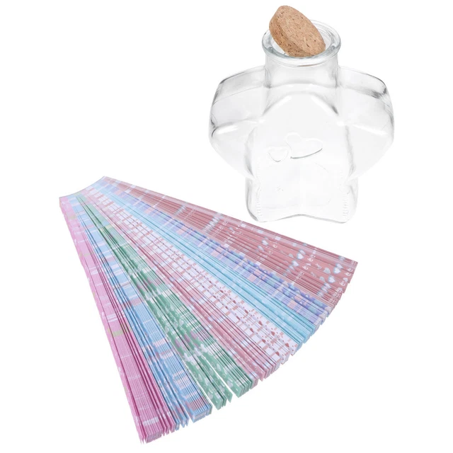 1 Set Origami Sternenpapierstreifen mit sternförmigem