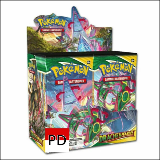 20 Pokemon Karten | DRACHENWANDEL | 3x Reverse HOLO Karten GARANTIERT | Deutsch