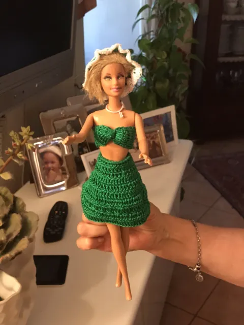 2 Abiti Per Barbie ad Uncinetto