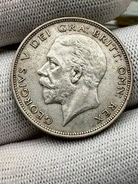 1933 King George V Silver Half-Crown Two Shillings & Sixpence 2/6d Coin. Choice