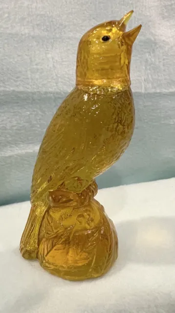 Avon Golden Moonwind Cologne Bottle bird yellow/gold full bottle No Box