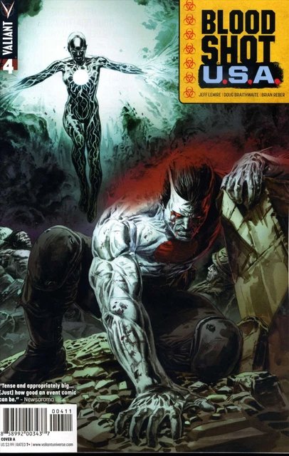 Bloodshot U.S.A. #4A VF; Valiant | Jeff Lemire USA - we combine shipping