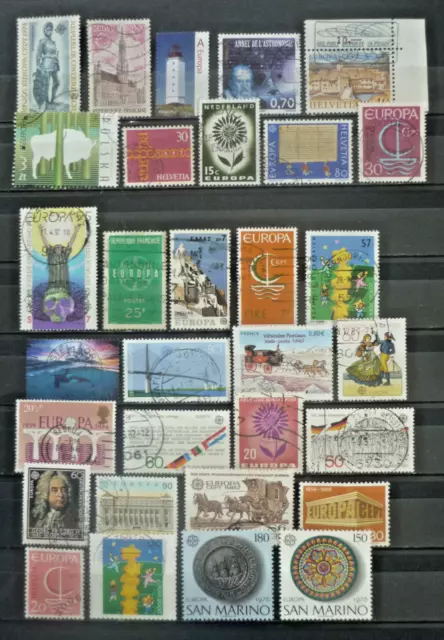 Europa/Cept - Lot Briefmarken gestempelt und papierfrei # 17