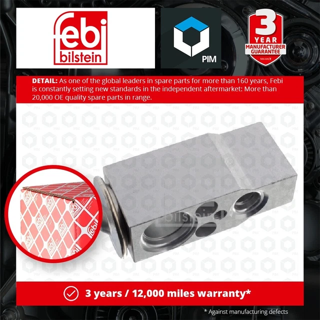 Valvola di espansione Air Con adatta a PEUGEOT 307 3B, 3E, 3H 1.6 da 05 a 12 condizionamento CA