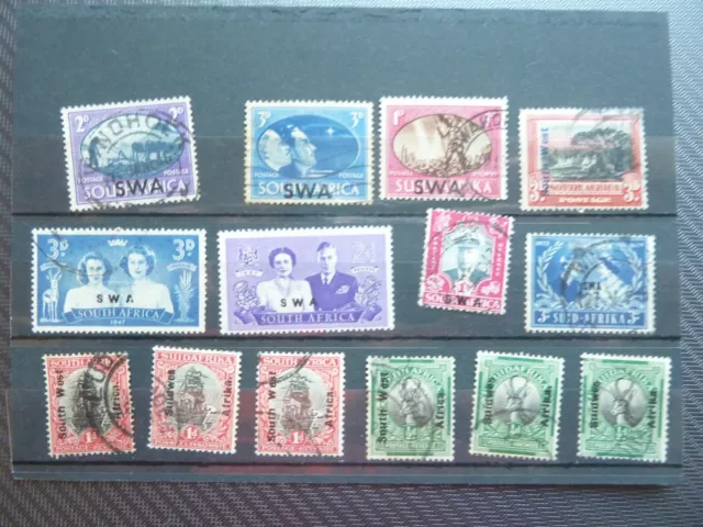 used gestempelt Südwestafrika SWA southwest africa Überdruck overprint III