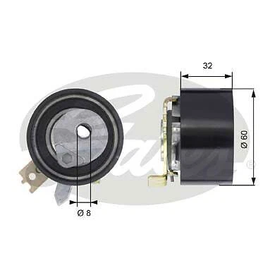 GATES Poulie Courroie Crantée Convient pour Dacia Duster Lodgy Logan Sandero