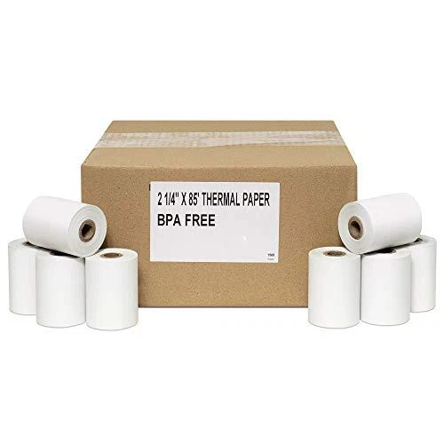 100 Rolls 2 1/4" x 85' First Data FD130 FD50 FD55 FD100Ti Thermal Paper