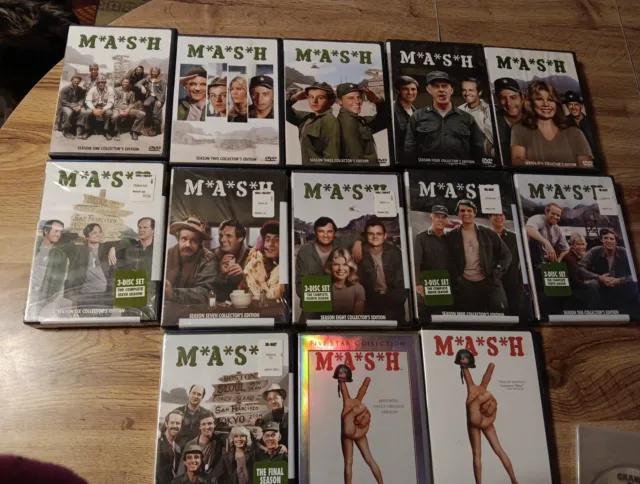 MASH  M*A*S*H  Seasons 1 - 11  Complete Series DVD Set With Uncut Version Dvd