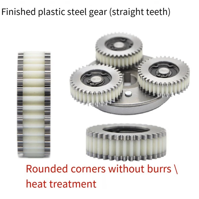 Lot De 3 Engrenages Pour Moteur Vélo électrique AKM 95RX - 40T Et 18T Dents, Nylon, Diamètre 43-25 Mm