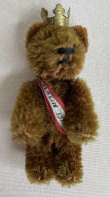 VINTAGE SHUCO BERLIN TEDDY BEAR. Miniature & MINT