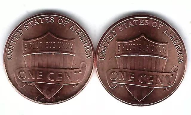 2024 Philadelphia+Denver Brilliant Uncirculated Lincoln Cent Two Coins 2