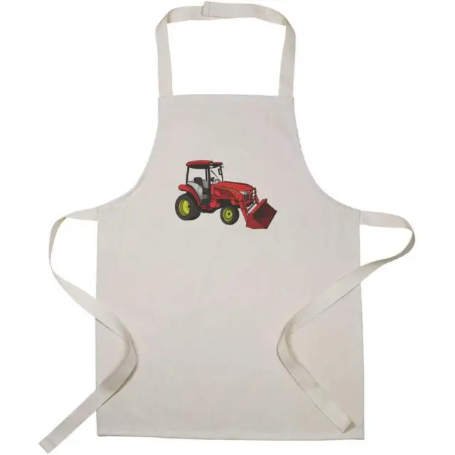 'Tractor rojo' Delantal de Cocina para Niños (AP00028612)