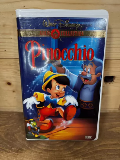 Walt Disney Pinocchio VHS 60th Anniversary Gold Collection Digitally Remastered