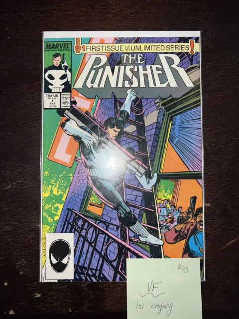The Punisher #1 (1987) 1st Ongoing Series Marvel VF/VF+