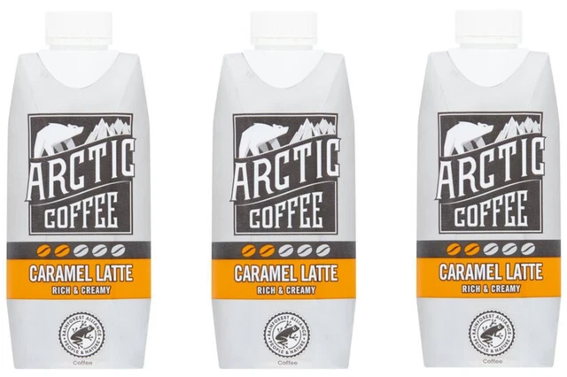 Latte caramello caffè artico 330 ml x 3