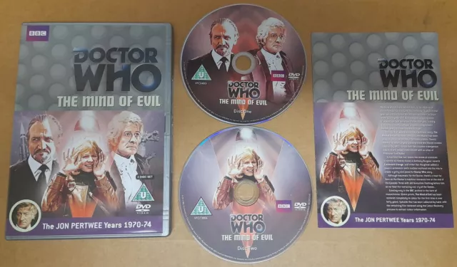 Doctor Who : The Mind of Evil - The Jon Pertwee Years 1970 - 74 : DVD *