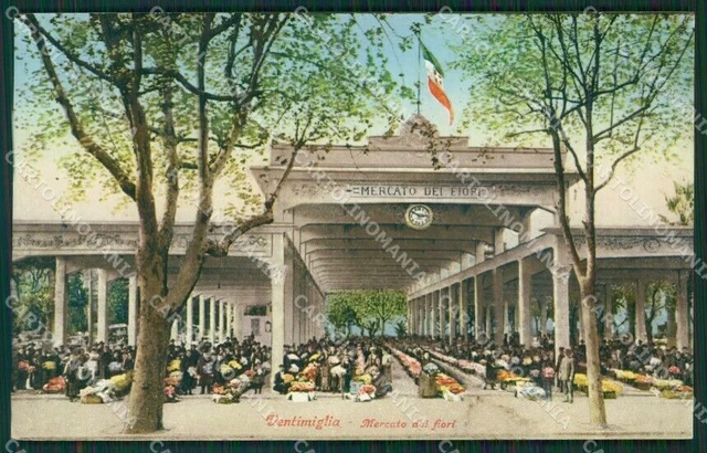 Imperia Ventimiglia Mercato dei Fiori cartolina KV5603
