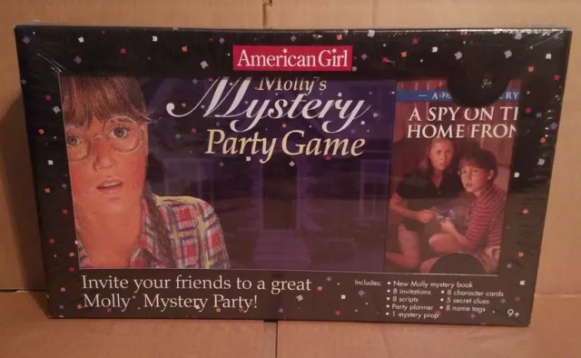 NEW & Sealed American Girl Doll Molly's Mystery Party Game & Book Set