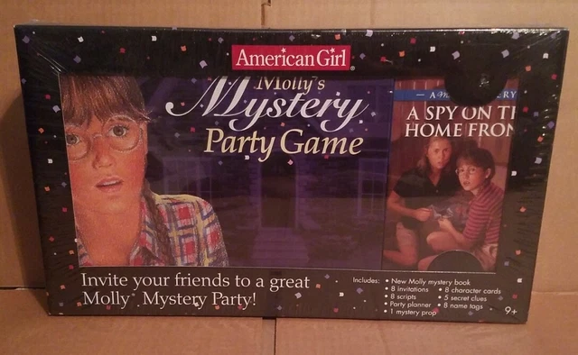 NEW & Sealed American Girl Doll Molly's Mystery Party Game & Book Set