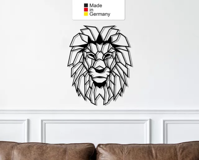 Löwe Metall Wanddeko, Wanddeko Aus Metall, Metall Wall Art, Wandbild aus Metall