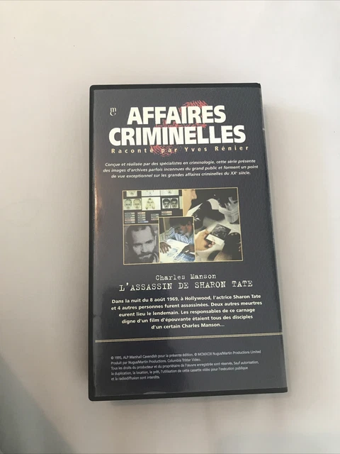 VHS LE MEURTRIER De Sharon Tate Fr EUR 3,00 PicClick FR