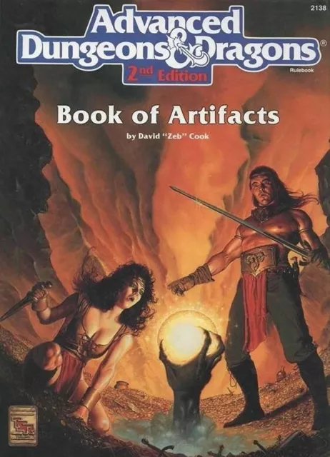 2e Book of Artifacts Advanced Dungeons Dragons AD&D 2nd Edition