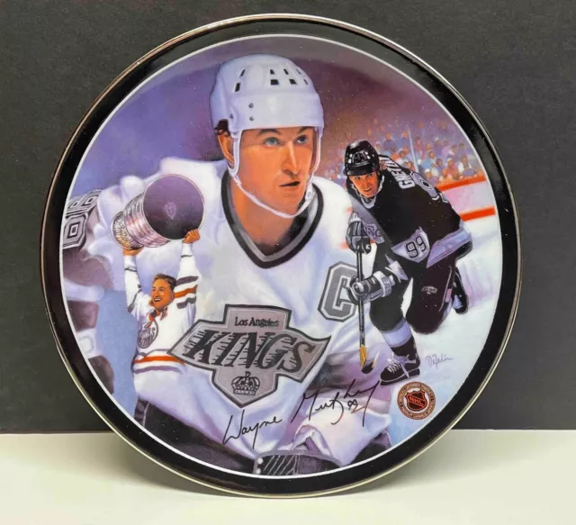 The Great Gretzky Heroes On Ice Limited Edition Plate NHL 1995 Bradford Exchange
