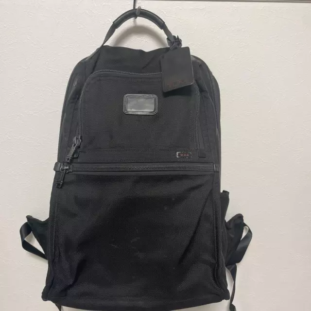 TUMI 26179DH Alpha Total Solutions Backpack day pack Black nylon leather used
