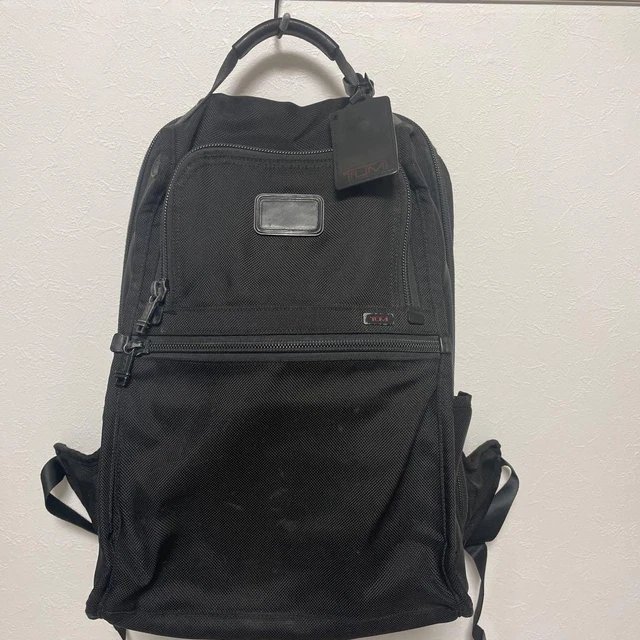 TUMI 26179DH Alpha Total Solutions Backpack day pack Black nylon leather used