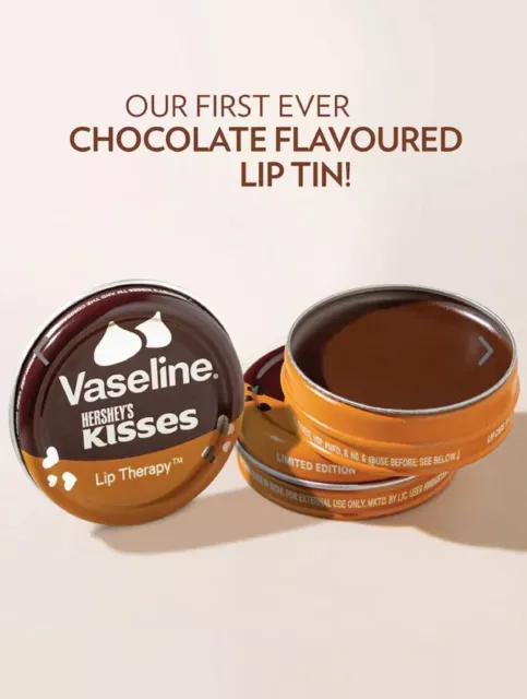 Vaseline Hershey's Kisses Lip Therapy mit Sheabutter – 17 g Limited Edition FS