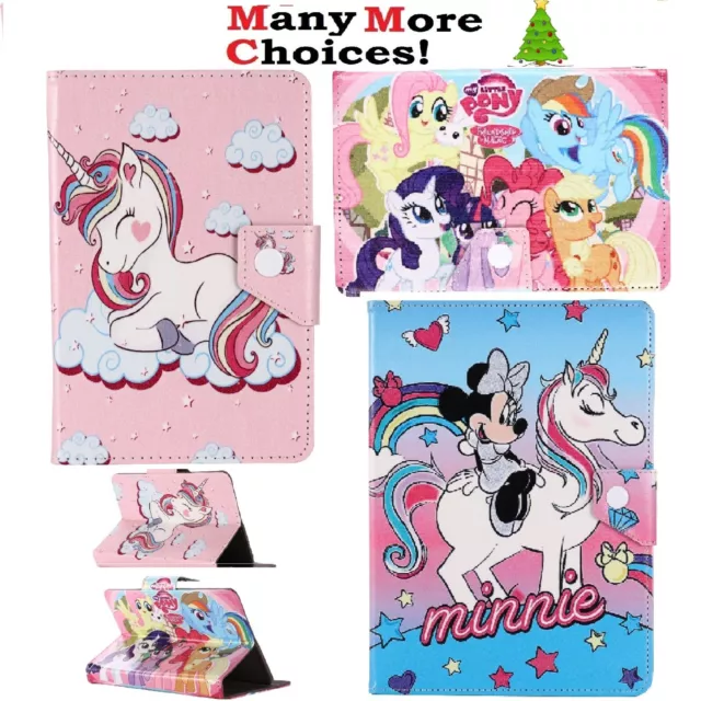 Hülle für Amazon Fire 7/HD 8/HD 8+/HD 10/HD 10+ Einhorn/Little Pony/Minnie Maus