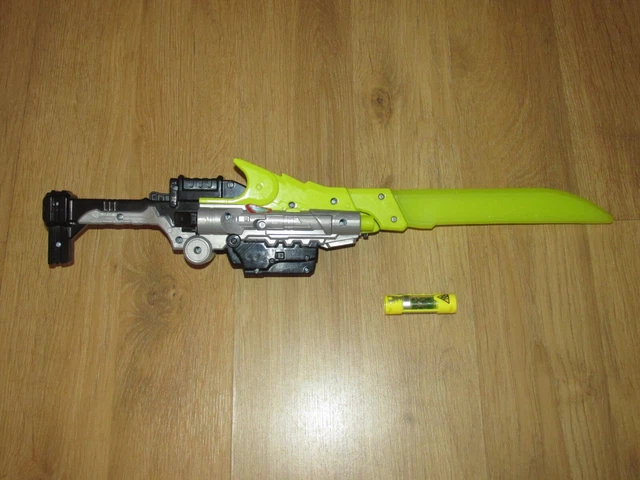 POWER RANGERS DINO Charge Green Deluxe Sabre Sword With Rare #11 ...