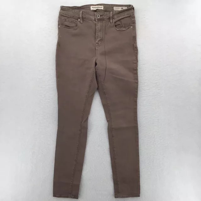 Bullhead jeans Jeggings Women's Size 9 Brown Stretch Denim High Rise Skinniest