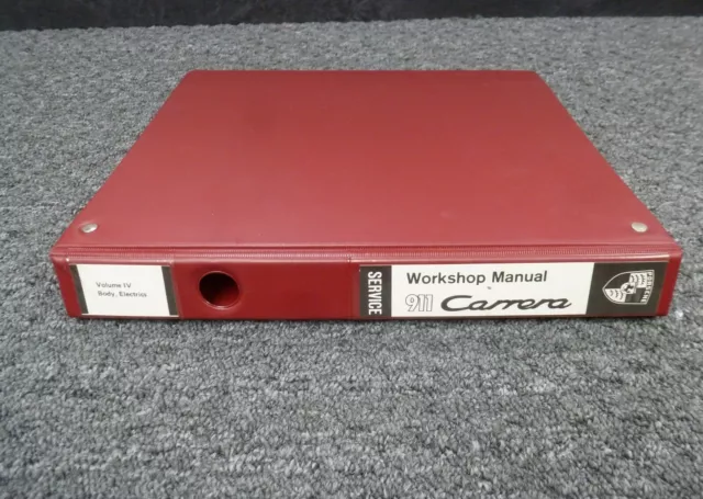 1985 Porsche 911 Carrera Coupe Cabriolet Targa BODY Shop Service Repair Manual