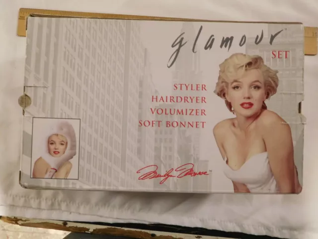 Scarce Marilyn Monroe Glamour Set New Hairdryer 3