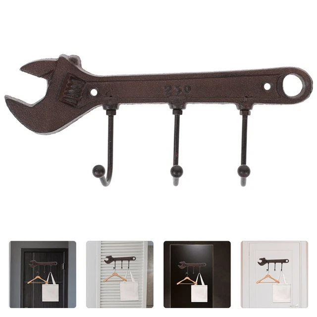 2 Pcs Retro Coat Hook Cast Iron Coat Hook Metal Coat Hooks Wall Hanging