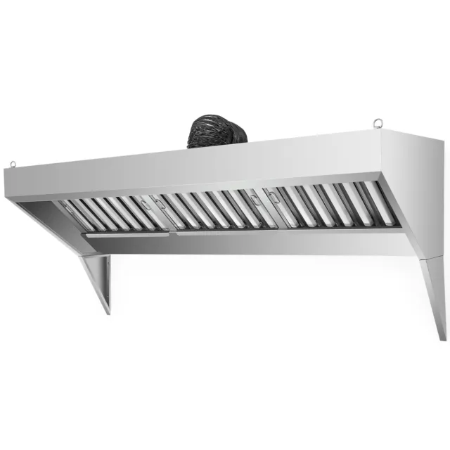 7 ft. Commercial Exhaust Hood Stainless Steel Commercial Range Hood for Kitchen