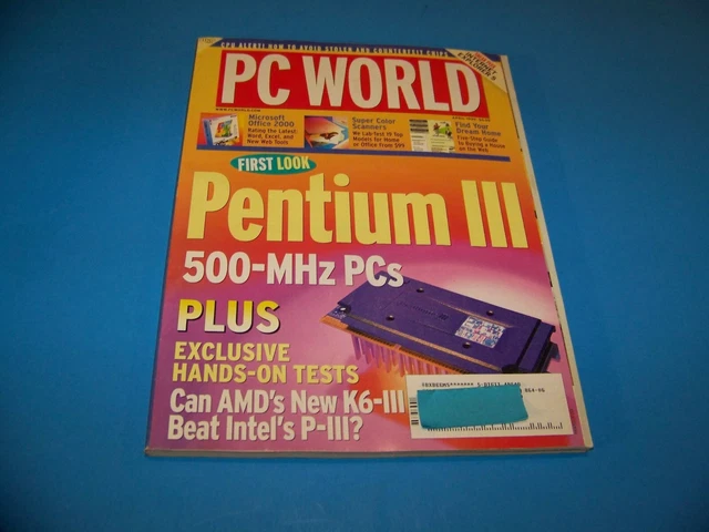 VINTAGE COMPUTER MAGAZINE 1999 PC World