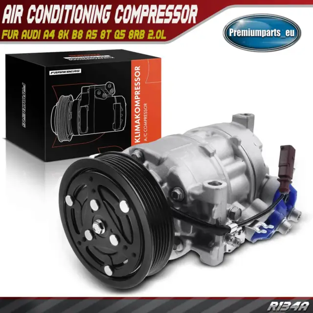 A/C Air Conditioning Compressor for Audi A4 B8 8K A5 8T Q5 8RB 2.0TDI 8T0260805F