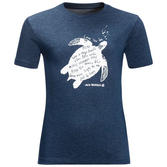 Jack Wolfskin Ragazze collo Alto K Freizeitshirt Top Sport All'Aperto