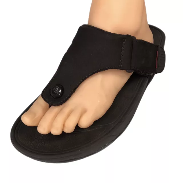 Fitflop Womens Comfort Slip Resistant Slip On Brown Thong Sandal Size 8