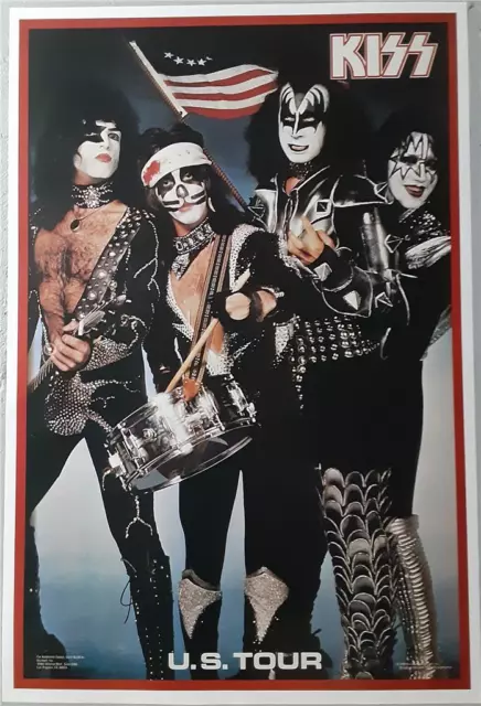 KIss : Spirit of '76 Beautiful 1990's American commercial poster