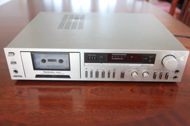 Technics M45 Direct Drive 2 Head Cassette Deck Di Manutenzione