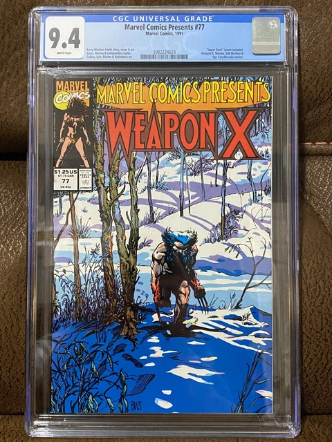 Marvel Comics Presents #77 WEAPON X CGC 9.4 NM* WP* BRAND NEW!* PRISTINE SLAB!*